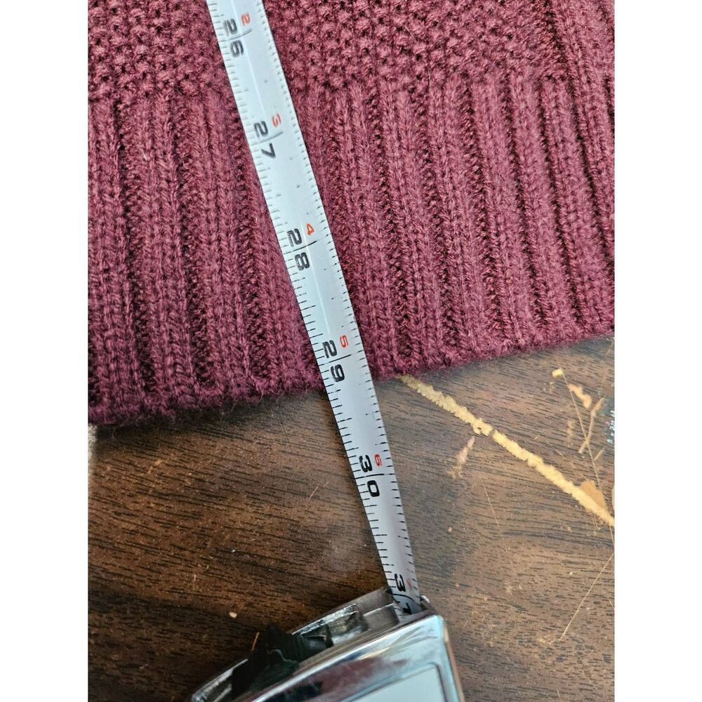 Burgundy Cowl Neck Sweater - Picture 7 of 7